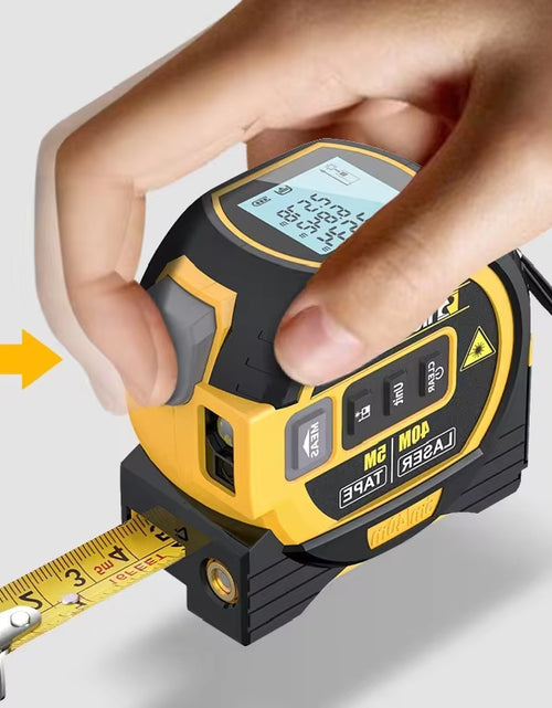 Load image into Gallery viewer, 3 in 1 Laser Tape Measure Laser Distance Measuring Rangefinder Infrared High-Precision Digital Electronic Ruler Measuring Level
